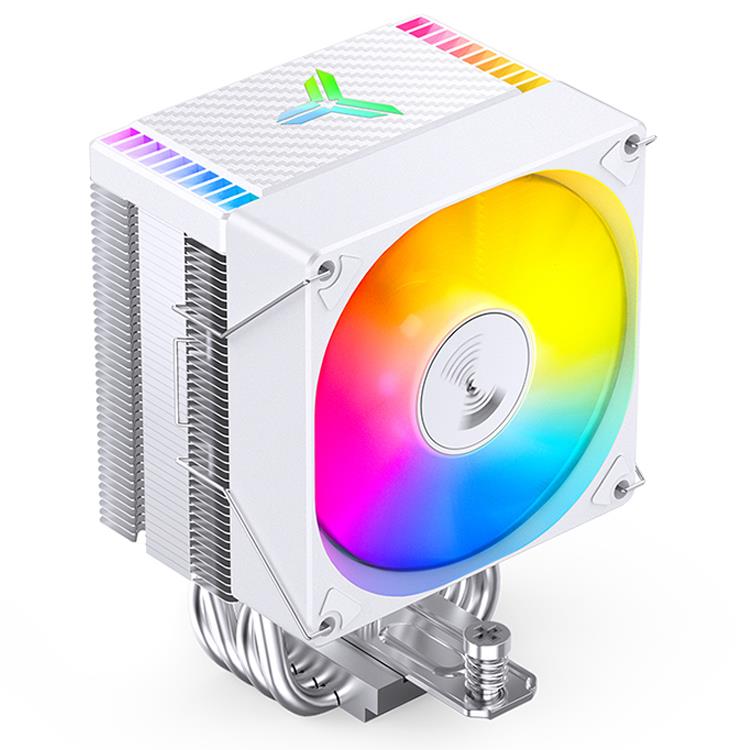 乔思伯CR1400EVO电脑CPU散热器ARGB风扇四铜管台式机白色塔式风冷