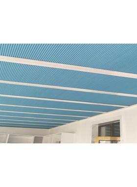 手新款铝合金无电阳房蜂巢顶55022天窗光玻璃帘房遮阳隔热动百叶