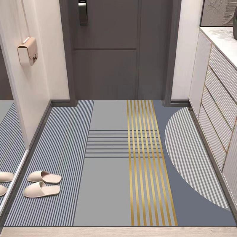 新款矽藻泥地垫入户门垫进门脚垫家用吸水防滑地毯门口入门垫子