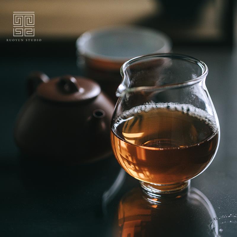 若云 手作玻璃 可明火宝宝蛋仔公道鹰嘴杯 容量140ml