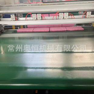超声波全自动超细垛纤毛巾切拉布叠料裁拖切机码切片970维机