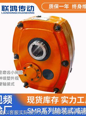 SMR轴装式减速齿轮箱 SMR-E50/55/60空心轴硬齿面防转臂减速机
