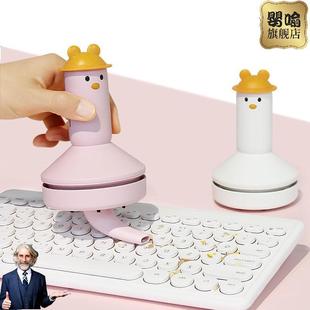 吸毛头发铅笔屑桌面清洁器 迷你书桌吸尘器学生键盘小型便携充电款