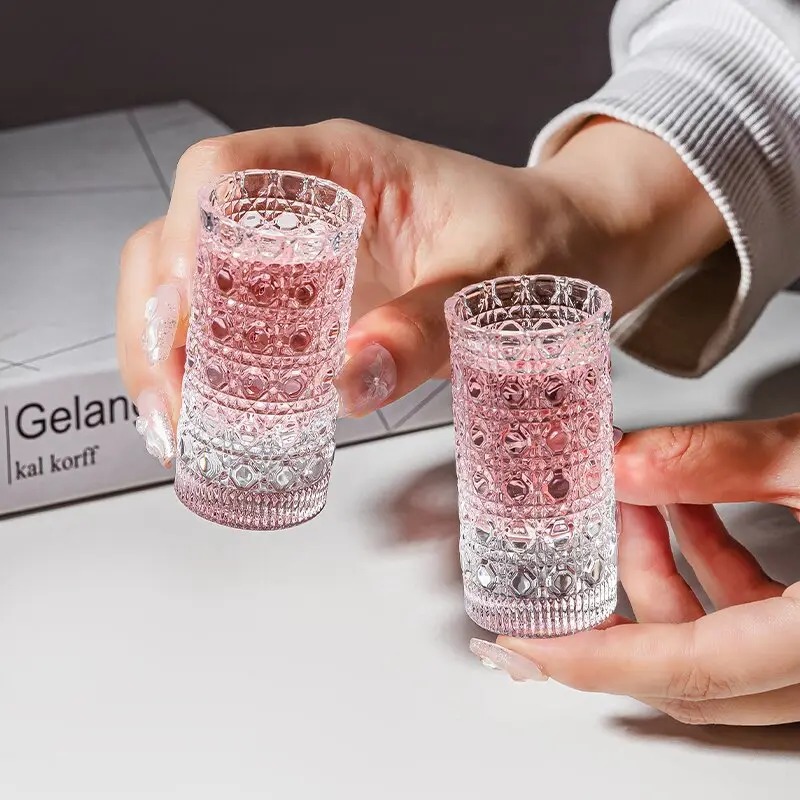 轻奢宝石纯色简约INS风锤纹杯