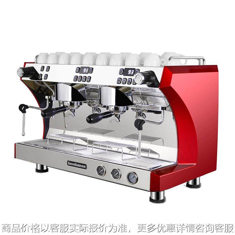 CRM120C商用双头咖啡机意式半自动多锅炉奶茶店稳定9Bar