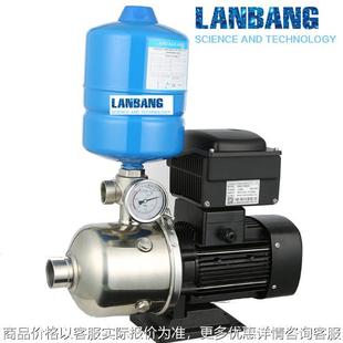 不锈钢全自动不锈钢增压泵多级离心泵家用变频增压 卧式
