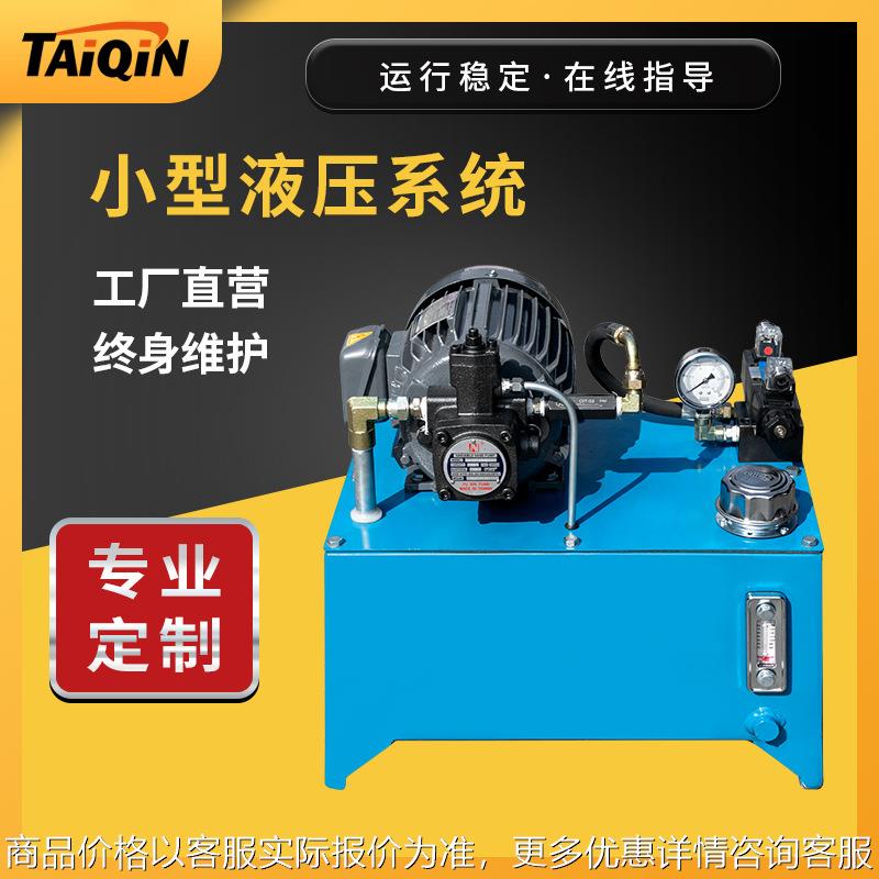 源头厂家液压系统总成 非标液压动力站按需设计 1.5KW小型液压站