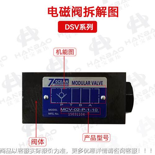 现货供应台湾七洋7OZGK9ECAN磁阀DSV-G03-3C-DC24-电0/82/72/20