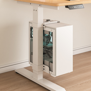 主机托架升降桌专用台式电脑主机箱固定挂式托盘支架主机悬挂架