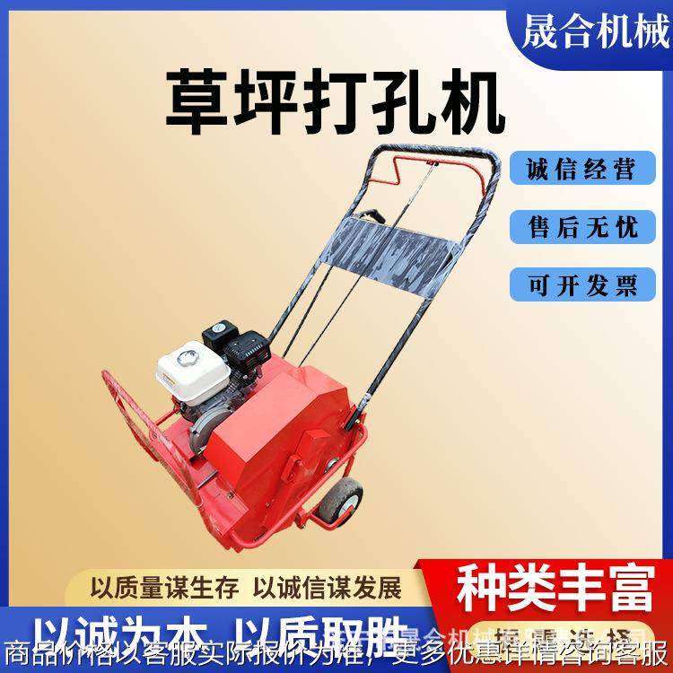 可出口设备草坪维护打孔机 燃油式园林草坪打洞机 手推草坪打孔机,农机/农具/农膜,植保机械,淘宝优惠券,粉丝福利购,淘宝优惠卷