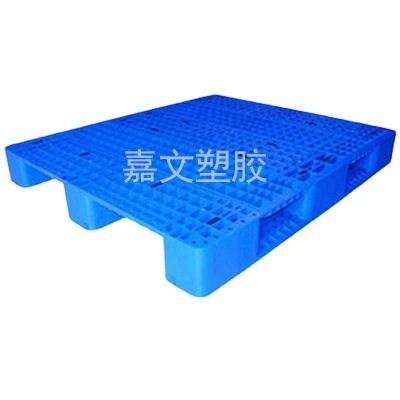 湖南怀化 永州11200*1000 全新料PE低兰蓝色网格川字塑胶卡板厂家