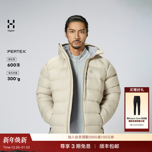 Pertex户外男子600蓬鸭绒羽绒服 Hood Haglöfs火柴棍Rosson Down