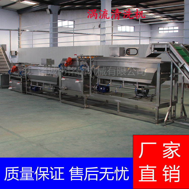新款涡流叶类菜清洗设备荠菜清洗机气浴清洗机北虫草清洗设备