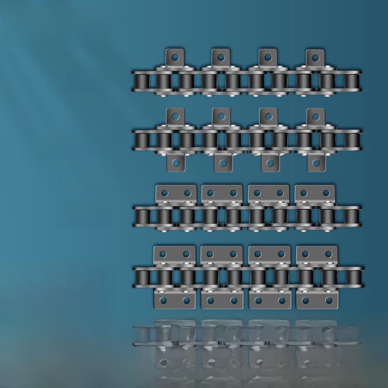 工业传动弯板带耳炼06B08B10A6点12A16A20A32A单孔单双侧弯板