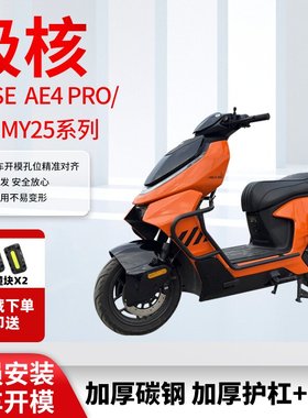 适用极核24款AE4SE/MAX MY25系列护杠电摩电动车防摔杠货架后尾架