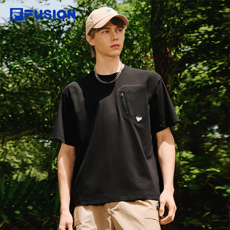 FILAFUSION斐乐男子短袖T