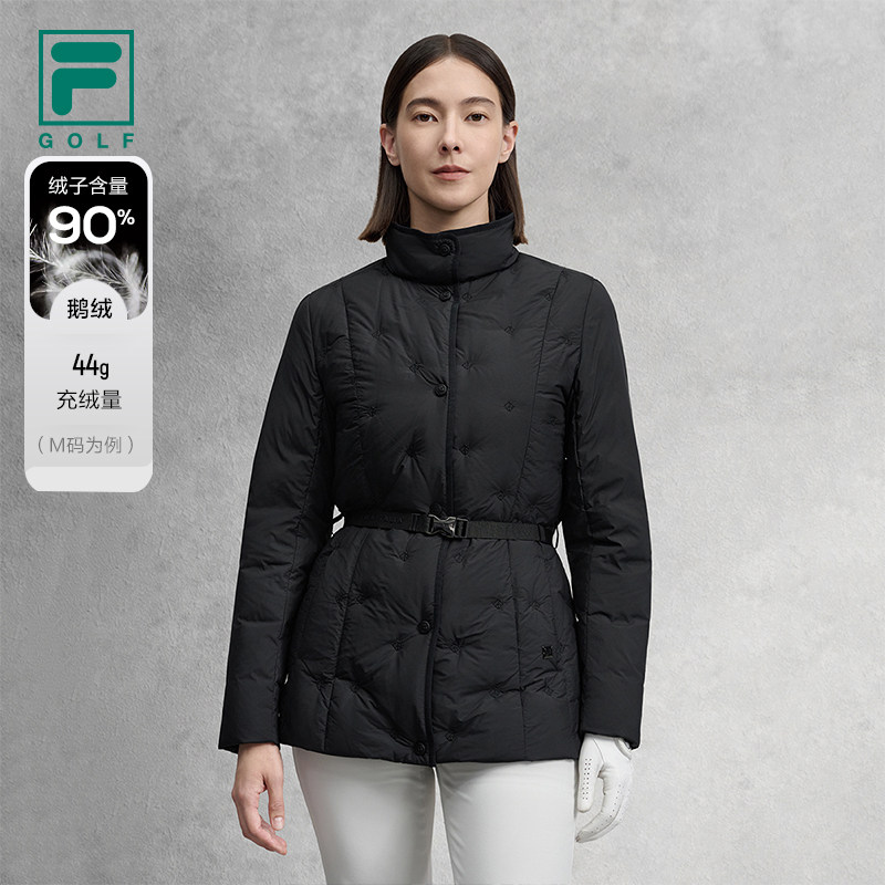 FILA 斐乐官方女士轻薄羽绒服2025冬新款高尔夫户外运动保暖外套
