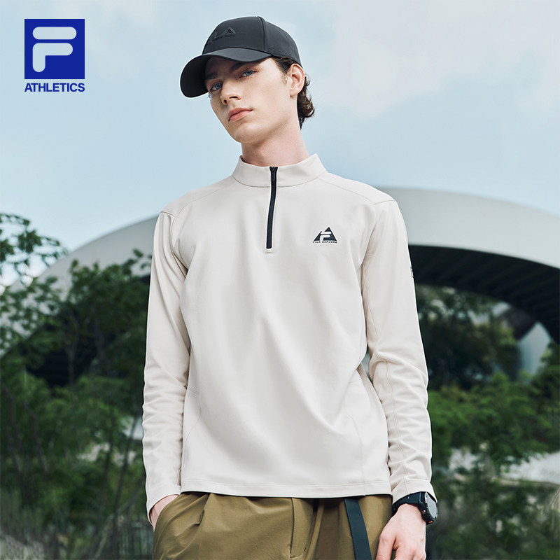 FILA斐乐男子针织长袖上衣