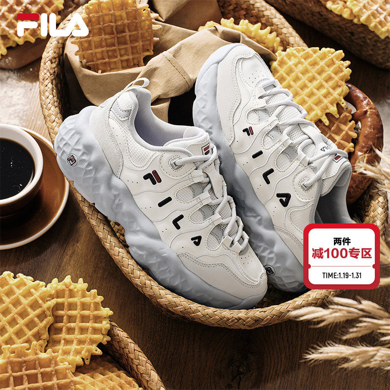 FILA斐乐松饼鞋官方情侣老爹鞋2025冬季新款运动鞋男厚底休闲鞋女,户外/登山/野营/旅行用品,户外休闲鞋,淘宝优惠券,粉丝福利购,淘宝优惠卷