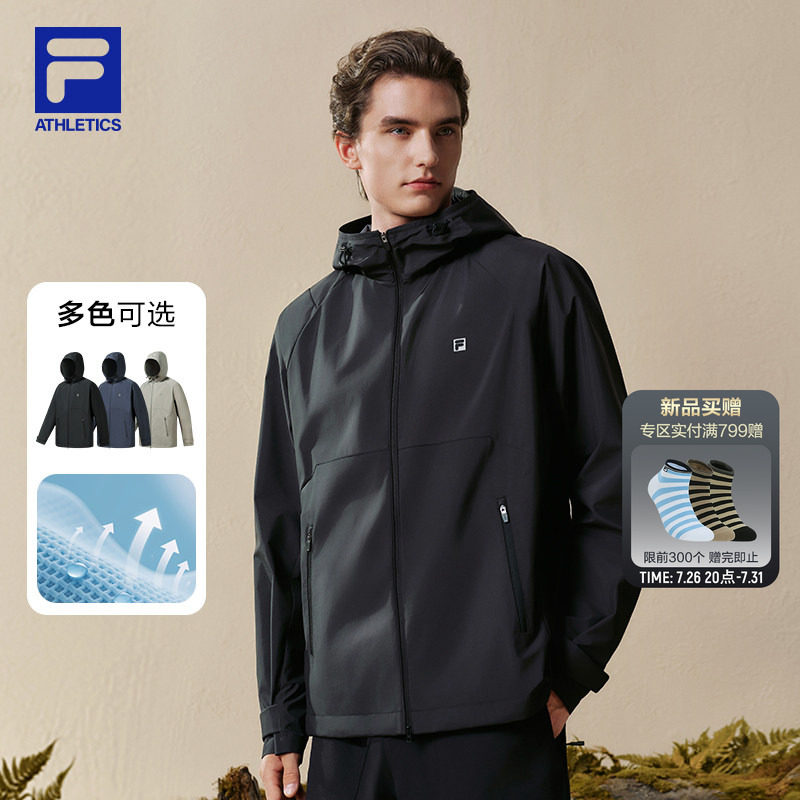 FILA斐乐男士户外软壳衣