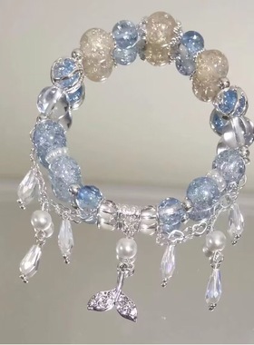 花戎魏枝周边衍生印象手链链条粉衣小凤凰高颜值手串女爆款