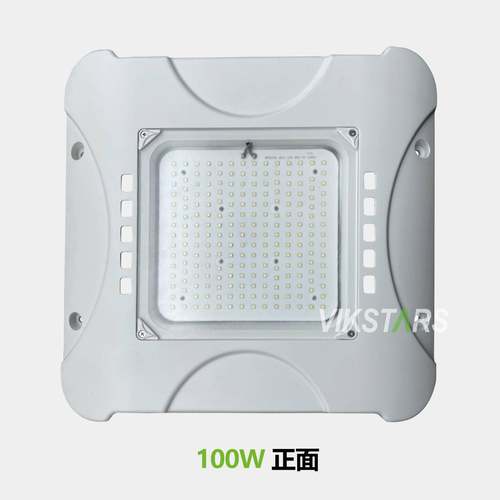 方形油站灯钢化玻璃加油站灯led罩棚灯防潮灯atex防爆灯