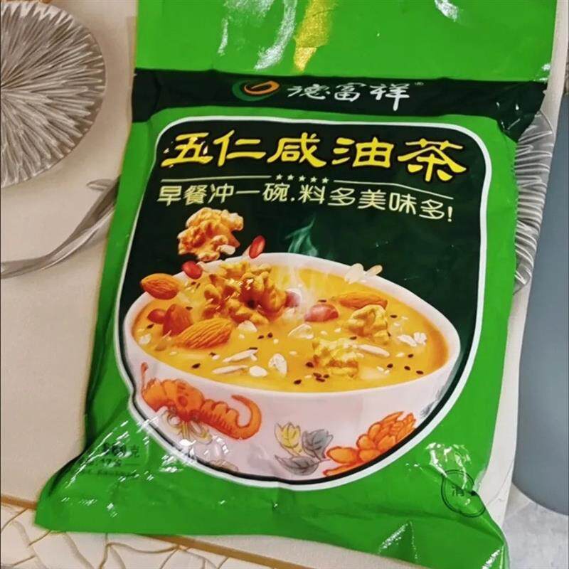 新货德富祥五仁咸油茶400g