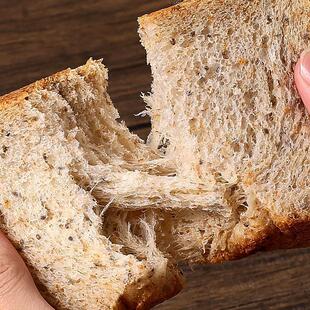 新货分分鲜奇亚籽厚切吐司全麦切片粗粮营养手撕面包早餐代餐饱腹