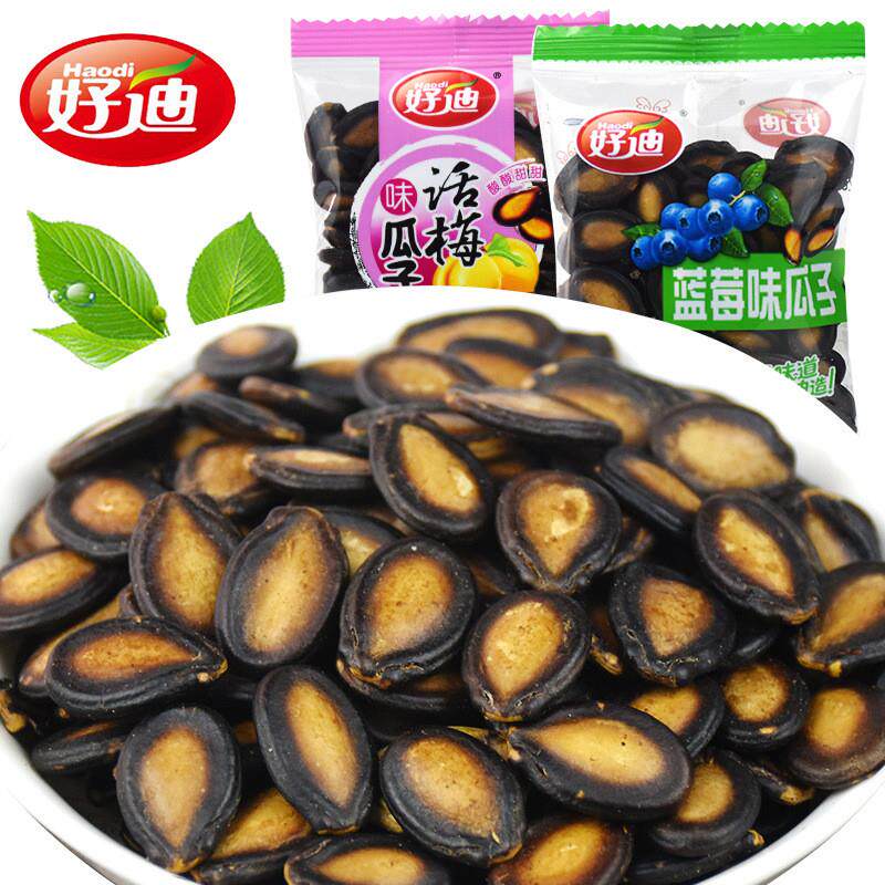 新货蓝莓味话梅味西瓜子小