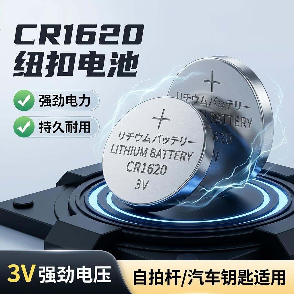 CR16203V纽扣电池车钥匙遥控器