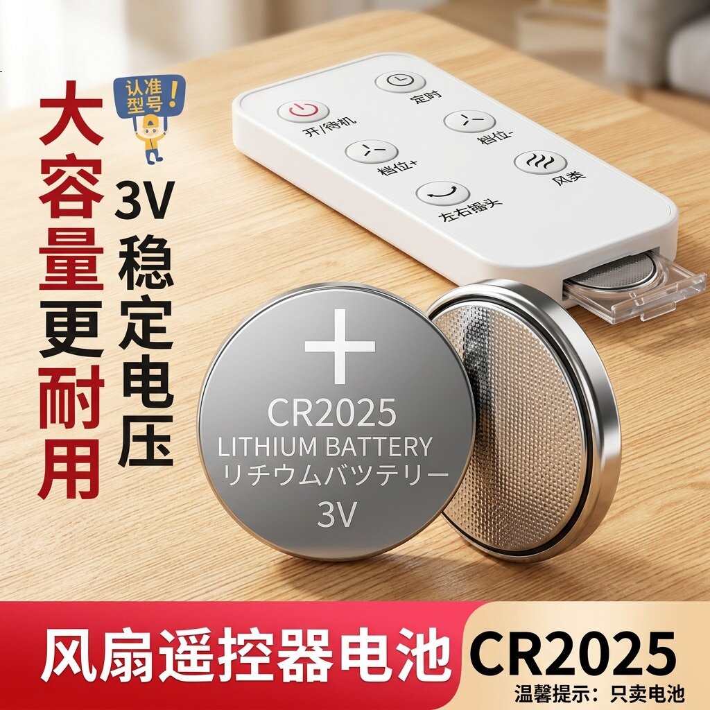 CR2025纽扣电池车钥匙遥控器