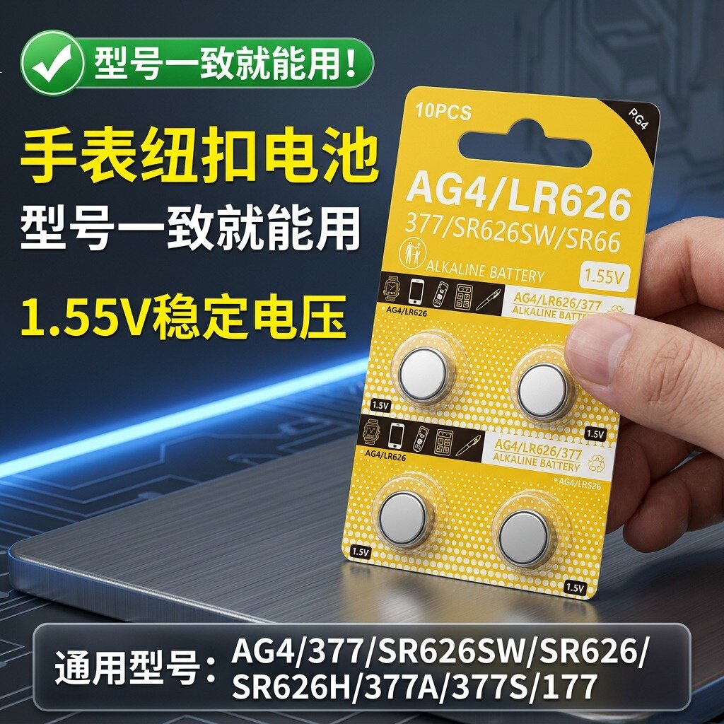 SR626SW/AG4/LR626手表电池