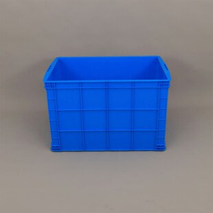 如顺供应黄色塑料周转箱755箱可带盖物流塑料箱黄色熟胶周转箱