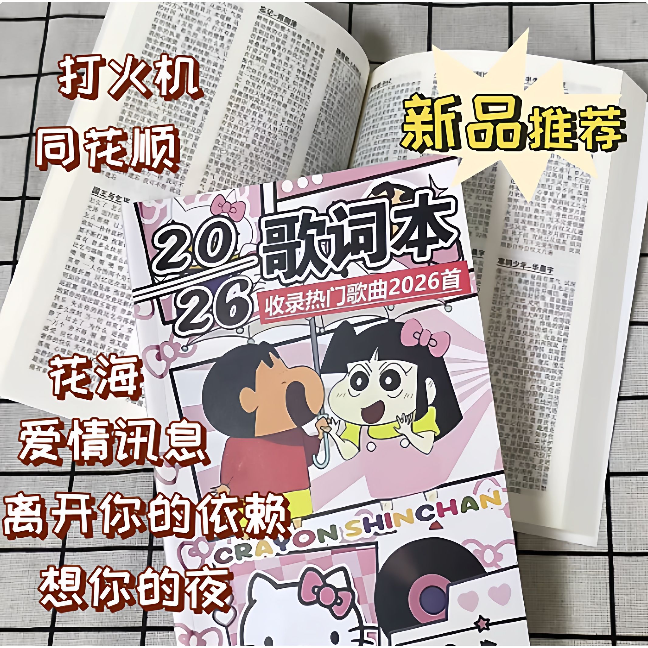 蜡笔x新歌词本网络流行网红经典华语乐坛网易云歌曲免抄书2026首