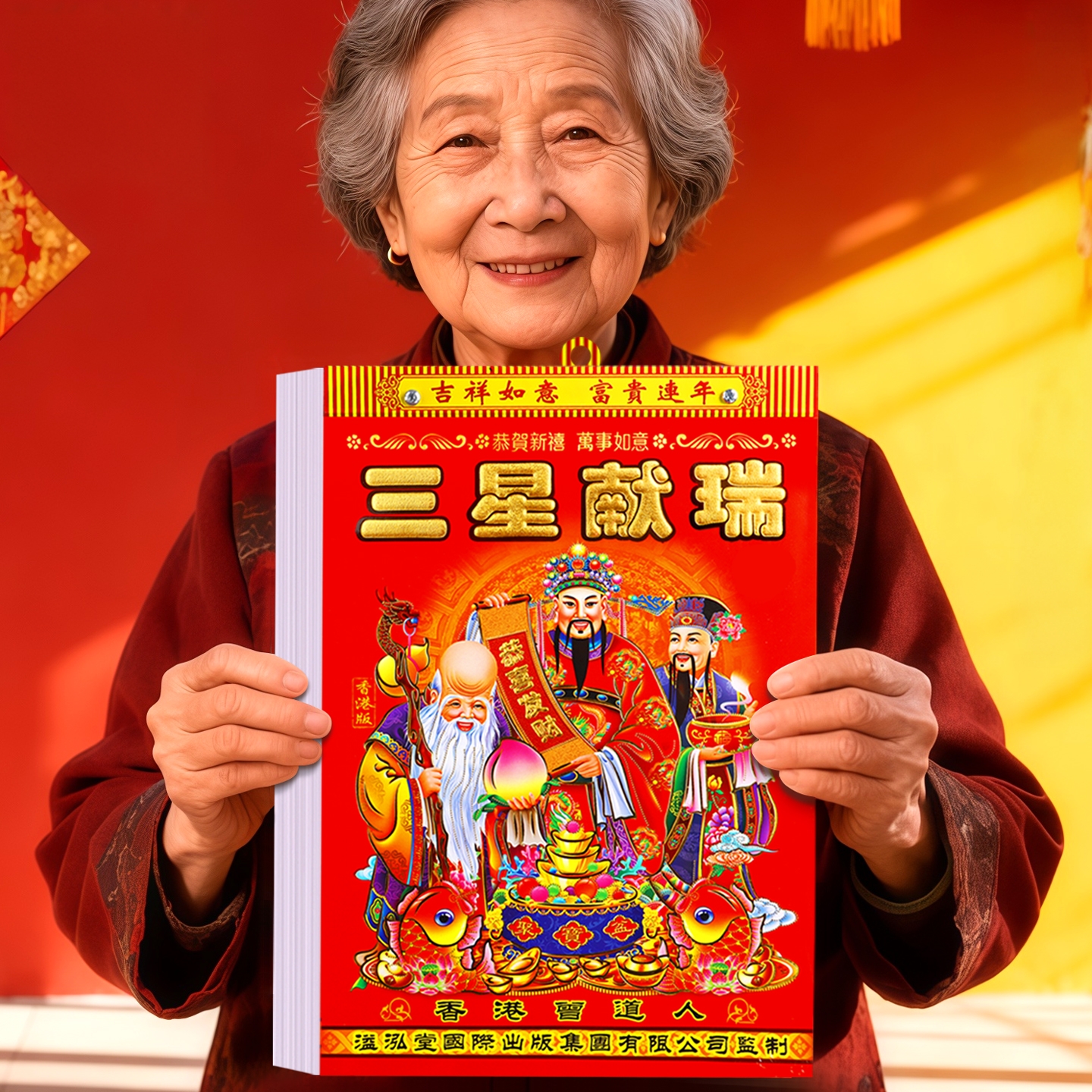 日历2026年新款手撕黄历挂历定制年大号家用挂墙创意老式黄历通书撕历倒计时挂式挂牌年历每天一页老皇历香港