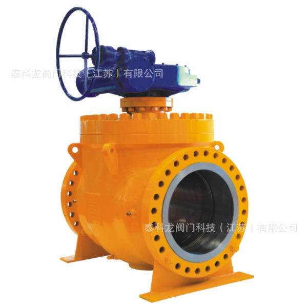 Q374F蜗轮蜗杆驱动手动上装整体式结构法兰球阀