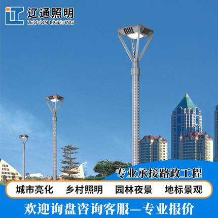 照明路灯智慧LED庭院灯创意个性城市亮化景观庭院灯LED街道照明灯