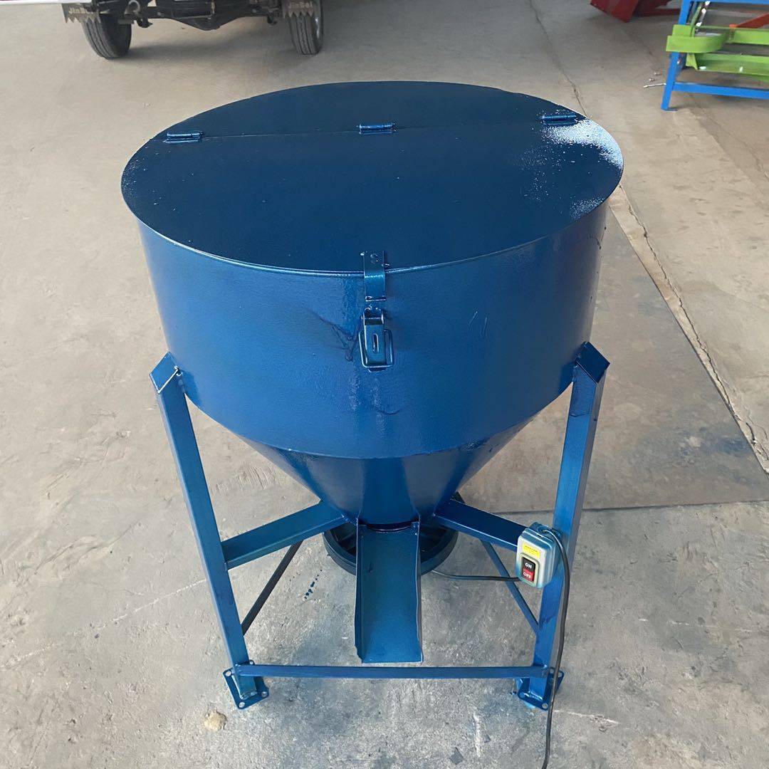鲁强工厂定制种子拌药机 干湿两用立式搅拌机 小麦农作物搅拌机