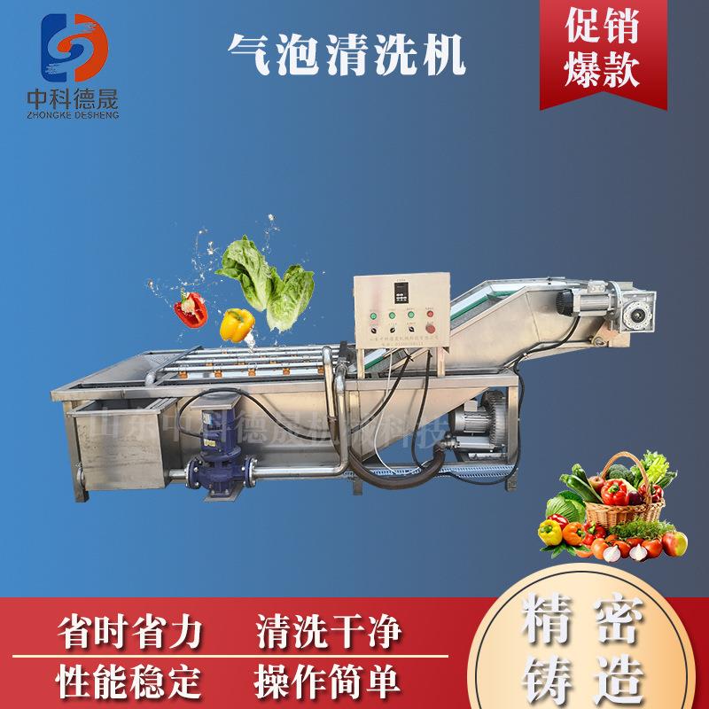东北地区不锈钢蔬菜清洗机 白菜菠菜油麦芹菜叶菜类清洗设备厂家
