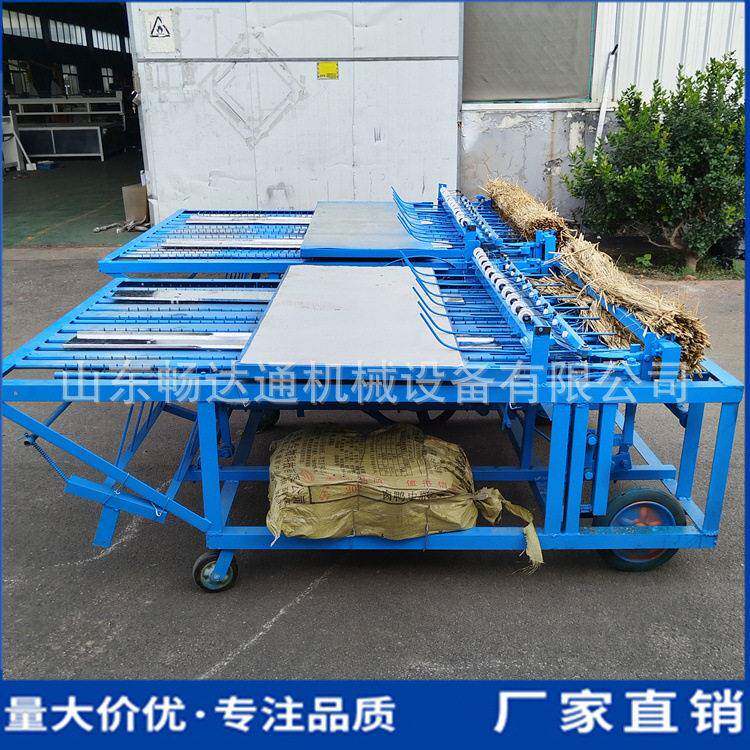 树枝条稻草电动草帘机 金蝉养殖树枝帘编织机 覆盖保温芦苇帘子机