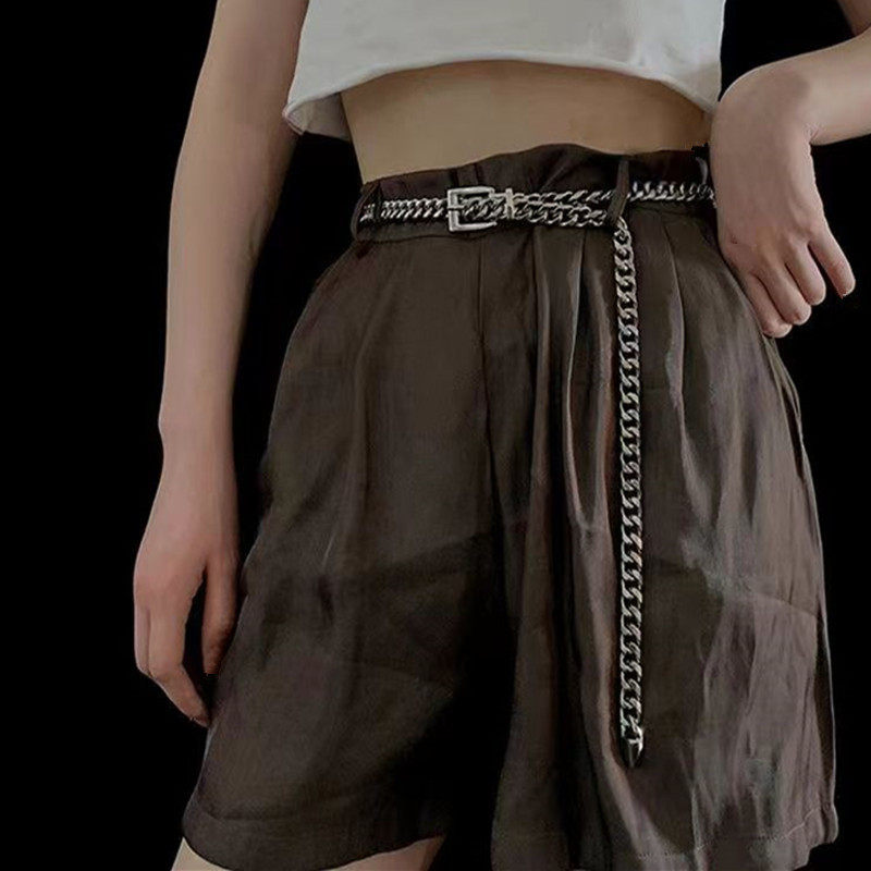 新款欧美简约粗链条皮带扣腰链女时尚个性朋克金属腰饰链条腰带,饰品/流行首饰/时尚饰品新,腰链,淘宝优惠券,粉丝福利购,淘宝优惠卷