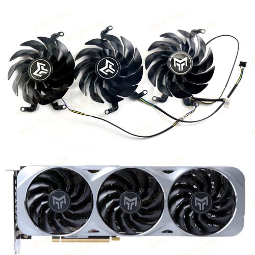KFA2/影驰3060ti 3070 3070ti 3080 3080ti 3090金属大师显卡风扇