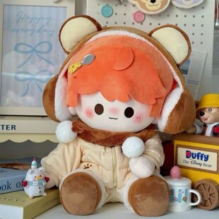 40cm娃衣服冬装棉花娃娃日常40cm娃衣英伦风外出换装娃衣