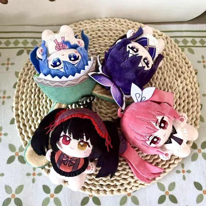 约会大作战狂三十香琴里四糸乃棉花娃娃海星体毛绒公仔挂件钥匙扣