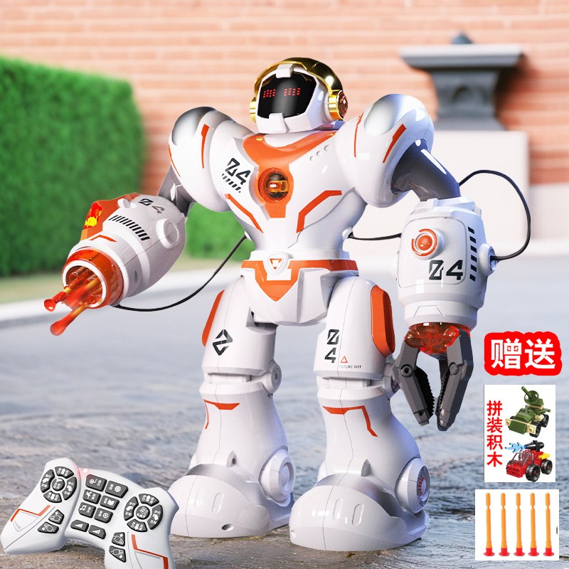 盈佳新威尔遥控机器人玩具智能对话跳舞说话编程对战儿童男孩3岁6