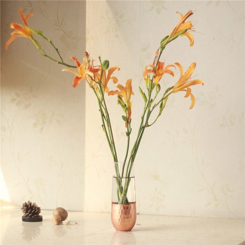 复古红铜色手工制作蜂窝玻璃桌面花瓶蜡烛杯摆件软装装饰品,家居饰品,花瓶,淘宝优惠券,粉丝福利购,淘宝优惠卷