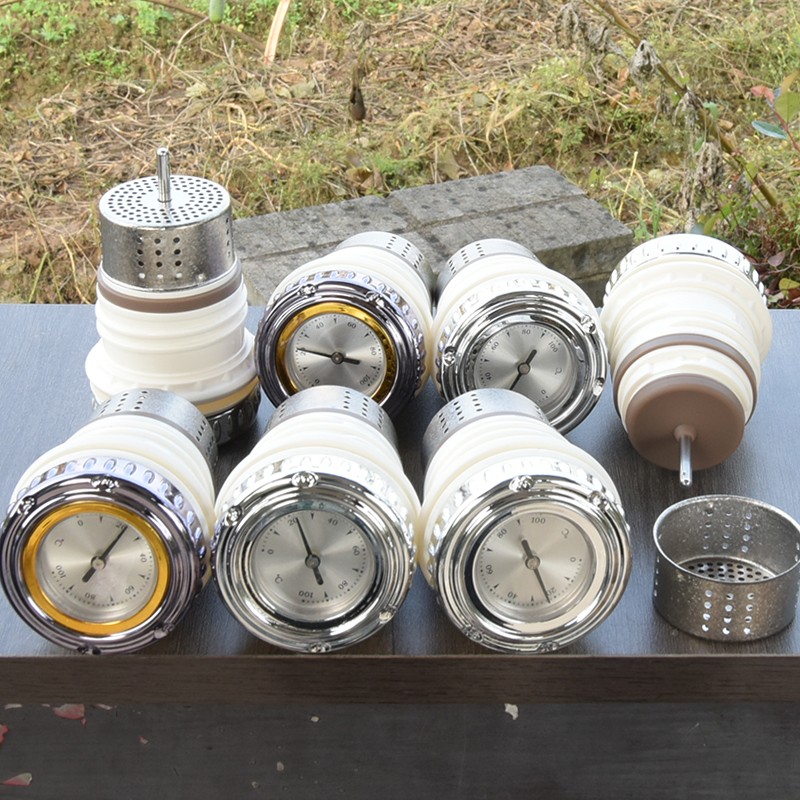 传家壶纯钛旋转内盖车载杯智能机械测温经典手提水杯便携新款杯盖