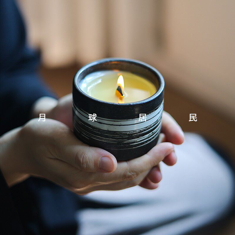 【月球居民】白夜焰火  情绪香薰蜡烛氛围生日礼物持久安神伴手礼