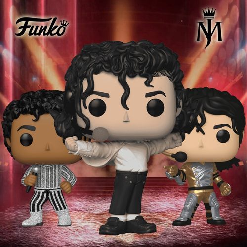 Funko Pop明星迈克尔杰克逊手办MJ黄金盔甲舞台造型公仔玩具摆件