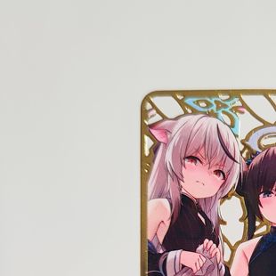 蔚蓝档案 一脸嫌弃系列 同人周边 diy金属卡 二次元 个性 收藏